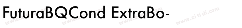 FuturaBQCond ExtraBo字体转换
